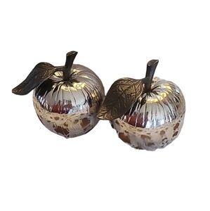 Godinger Silver Apple Salt & Pepper Shakers